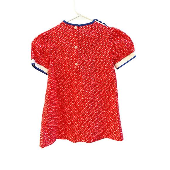 Vintage Alyssa Red/White/Blue Dress, EUC, Sz 5Y. (5A) - Picture 2 of 7